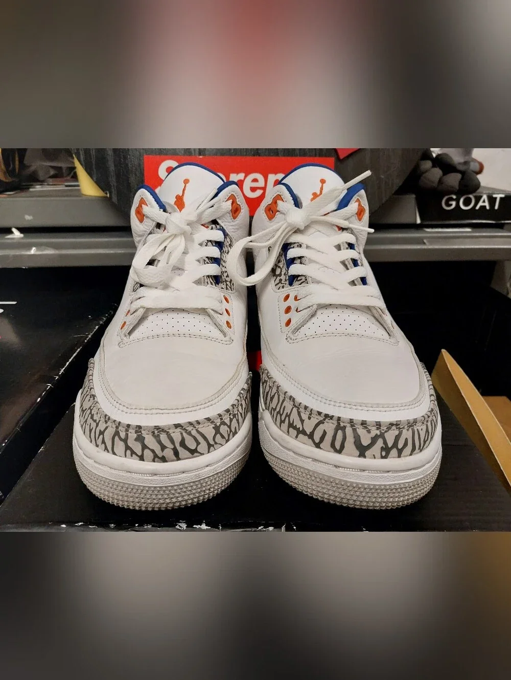 Retro Jordan 3 Cements Knicks Size 9